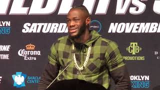 Deontay Wilder vs Bermane Stiverne HEATED FINAL PRESS CONFERENCE [upl. by Allana]