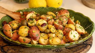 Greek Potato Salad NO Mayo [upl. by Sorensen]