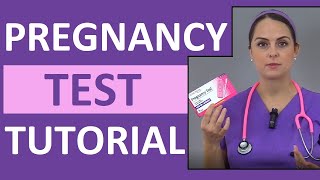 How to Take a Pregnancy Test at Home  Pregnancy Test Results Live [upl. by Elockcin519]