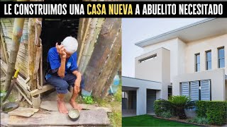 Le regalamos una CASA NUEVA a abuelito abandonado 😭 [upl. by Rabaj689]