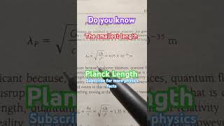 Planck Length plancklenght plancktime planck PhysicsCoachMCQ [upl. by Sy737]