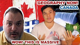 Never expected so much diversity there Geography Now Canada Reaction [upl. by Tybald]