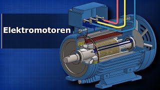 Wie Elektromotoren funktionieren Drehstrommotoren Dreiphasen Wechselstrommotor Induktionsmotor [upl. by Feingold111]