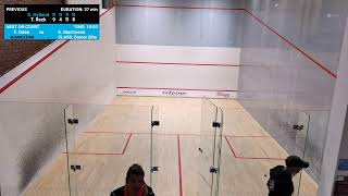 Court Center Court  Norgesmesterskap squash 2024  Rankedin [upl. by Akissej]