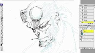 Hellboy sketch by Sara Pichelli [upl. by Doownyl]