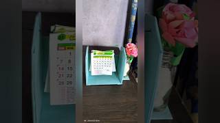 Wall calendar converted into table calendar diyideas [upl. by Netsoj412]