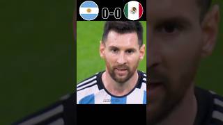 Argentina Vs Mexico youtube football shorts [upl. by Namlaz225]