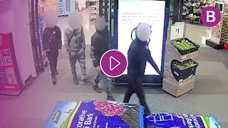 CCTV shows boys at Asda moments before brave man murdered for standing up to them [upl. by Nehte]