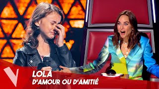 Céline Dion – Damour ou damitié ● Lola  Blinds  The Voice Kids Saison 2 [upl. by Iveel]