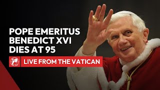 Pope Emeritus Benedict XVI died at 95  LIVE from St Peters Square  EWTN Special Coverage [upl. by Lewak955]