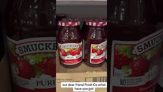 Strawberry Jam Price Showdown Longos Metro FreshCo and No Frills [upl. by Fonz]