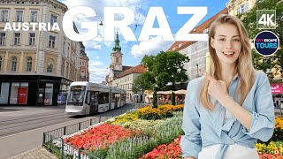 Graz  AMAZING city in Austria Walking Tour 4K 2024 [upl. by Alysa]