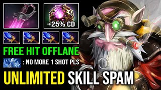 How to Offlane Sniper 1 Shot Assassinate with Unlimited Skill Spam Annoying Khanda OC Dota 2 [upl. by Delmore]