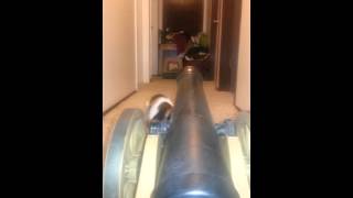 Remco Johnny Reb toy cannon [upl. by Hillman]