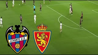 Real Zaragoza vs Levante 21 Resumen  La Liga 2  20242025 [upl. by Drannel]