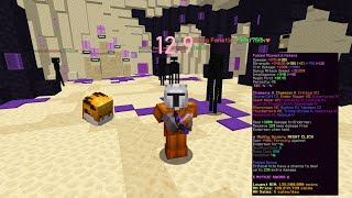 Melee T4 enderman slayer world record  Hypixel Skyblock glitchless [upl. by Fabozzi432]