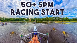 50 spm off the Start Rowing Race [upl. by Dewees68]