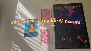 dorm tour  life recently  boarding school  ncssm vlog [upl. by Htebharas]