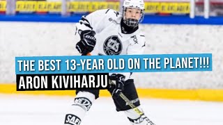 Aron Kiviharju is the BEST 13Year Old Hockey Player in the WORLD Right Now [upl. by Akerdna]