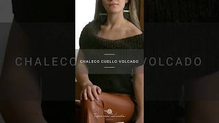 Diseño de chaleco con cuello volcado tejerconlucilashort [upl. by Zosima]