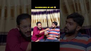 Backbenchers be like 😅 comedy comedyshorts Backbenchers comedyvideos shortvideos youtubeshorts [upl. by Ahsat260]