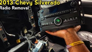 Chevy Silverado Radio Removal Replacement in 1 minute [upl. by Enalda]