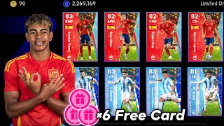 New Featured 🎉🎉 X6 Free SPAIN amp ARGENTINA Pack Opening Efootball 2024 Mobile  Free Lamine Yamal [upl. by Ardnekan746]