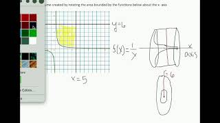 Example Finding the Volume Using the Washer Method [upl. by Zerimar498]