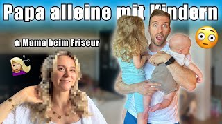 PAPA ALLEINE ZUHAUSE MIT 2 KINDERN  KATASTROPHE 🤯 [upl. by Ahtabbat260]