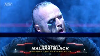 Malakai Black Entrance  AEW Collision February 24 2024 [upl. by Ferino935]