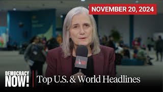 Top US amp World Headlines — November 20 2024 [upl. by Tammy]