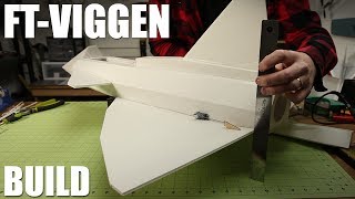 Flite Test  FTViggen  BUILD [upl. by Acirehs134]