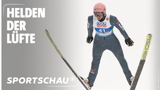 SkisprungWM Eisenbichler und Geiger holen GoldampSilber  die Entscheidung  Sportschau [upl. by Zetneuq]