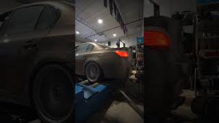 S85EVO Dyno Run  E60 M5 V10 with Infinity V3 Headers Eisenmann Sport and Schrick cams [upl. by Goldina]