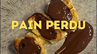 RECETTE DE PAIN PERDU AU CHOCOLAT 🥖 PRÊTE EN 15 MINUTES SEULEMENT [upl. by Annairb952]