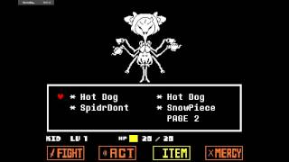 Undertale How to beat Muffet in 1 turn [upl. by Noteloc]