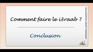 Conclusion 1010  Apprendre larabe Facilement [upl. by Aynotahs]