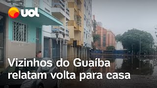 Rio Grande do Sul Vizinhos do Guaíba voltam para casa Prejuízo maior foi dano psicológico [upl. by Auqenat]