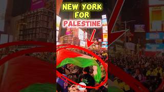 New York for 🇵🇸 trending protest newyork shorts [upl. by Ariamat]