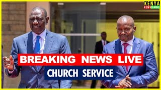 LIVE  Ruto to address the Nation from Church at Kakamega [upl. by Mallis]