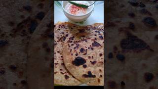 Aloo ka paratha without onion and garlicShorts [upl. by Warthman]