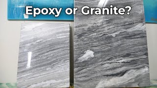 Matching Real Granite with Stone Coat Epoxy Rate it 110 [upl. by Atikcir]