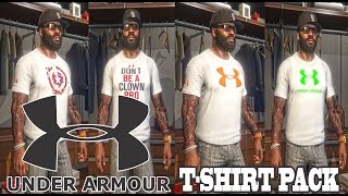 Grand Theft Auto V UNDER ARMOUR TShirt Pack  1080p 60fps [upl. by Chouest]