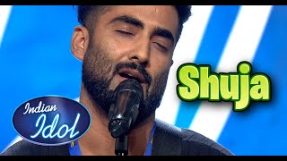 Shuja Audition indian idol 15  Indian idol Shuja Gowhar  Shuja Gowhar indian idol performance [upl. by Nie]