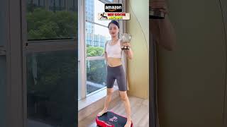 Vibration Plate Machine Tone Muscles amp Burn Calories at Home [upl. by Strepphon]