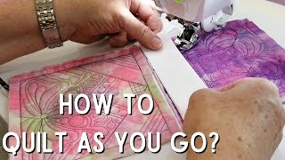 How To Quilt As You Go  Martyn Smith [upl. by Oinolopa]