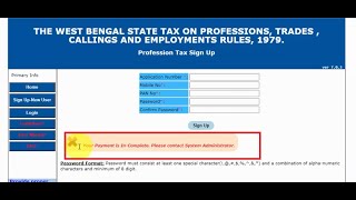 PTAX CERTIFICATE DOWNLOAD  Sing up problem amp certificate problem professiontax [upl. by Ellebana]