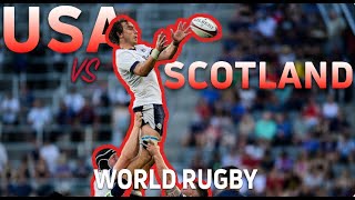 USA Rugby vs Scotland  Full Match Replay America Series [upl. by Chancey]