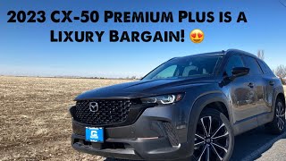 2023 Mazda CX50 Premium Plus Review and 060 [upl. by Ysteb]