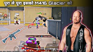 M416 Glacier Skin वाले को पूरा ले पटक दे💪 Deshi Hindi Gameplay pastoralgamer viralvideo bgmi [upl. by Hamlani19]